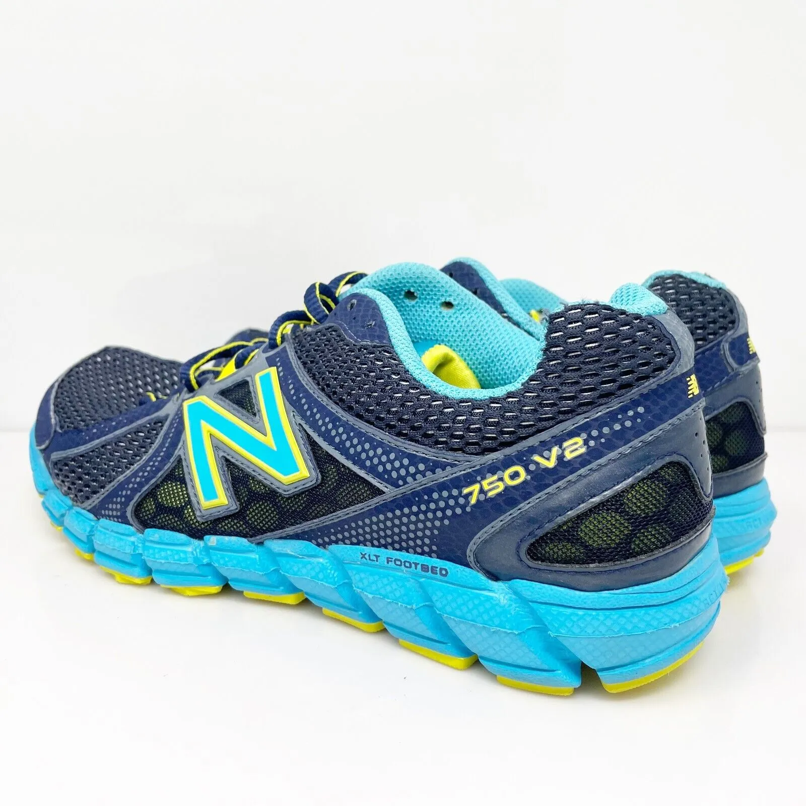 New Balance Womens 750 V2 W750BB2 Blue Running Shoes Sneakers Size 7 D