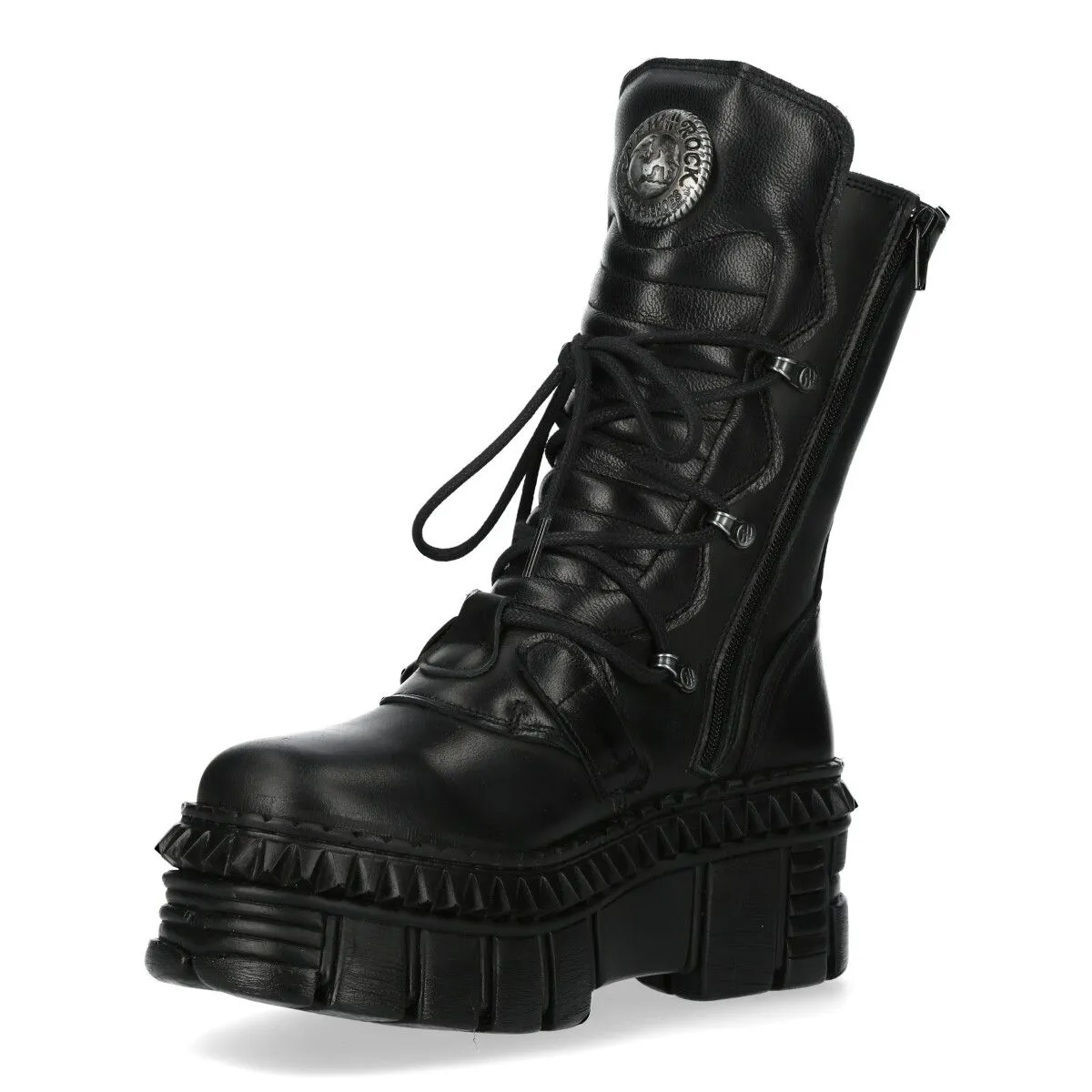 NEW ROCK -  WALL373-S6 Chunky Platform Gothic Boots