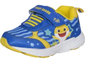 Nickelodeon Pinkfong Baby Shark Toddler Boy's Sneakers Blue/Yellow Sz: 9T