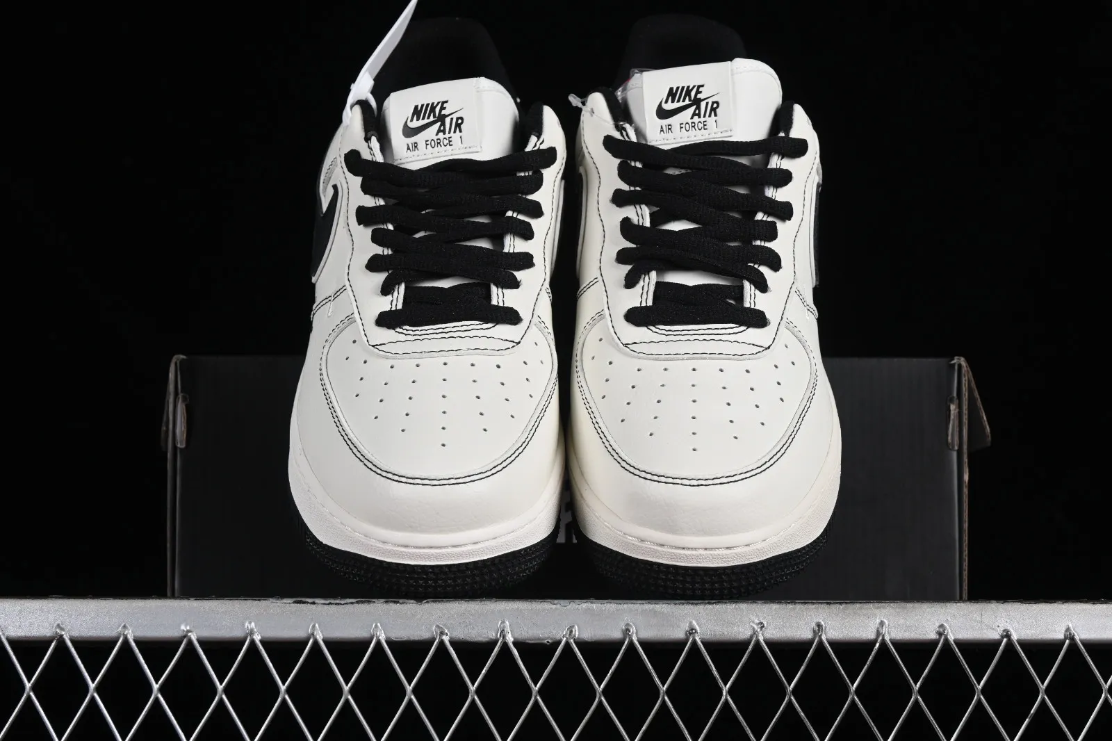 Nike Air Force 1 07 Low Balenciaga Off White Black FR0538-090