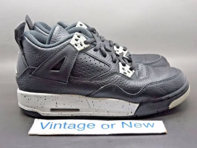 Nike Air Jordan IV 4 Oreo Retro BG 2015 sz 5Y