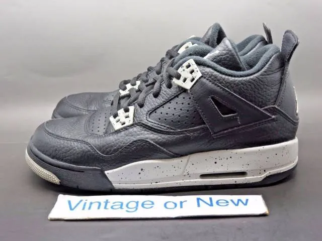 Nike Air Jordan IV 4 Oreo Retro BG 2015 sz 5Y