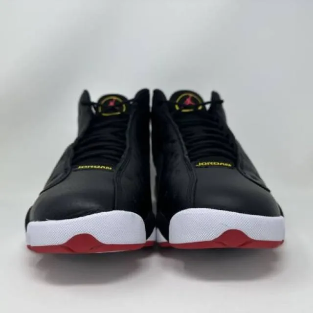 Nike air jordan retro xiii 13 playoff 2023 black red men's size 13 414571-062