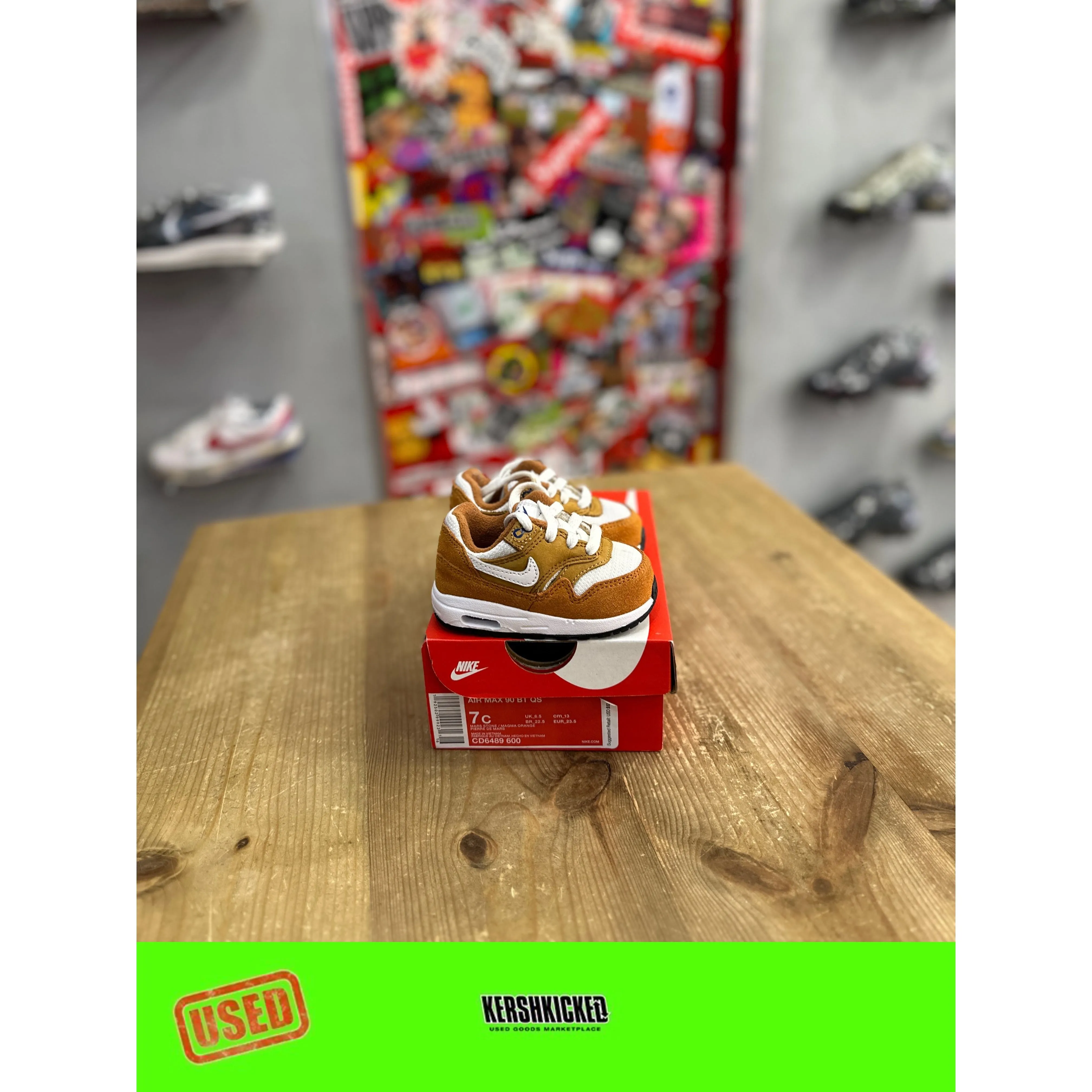 Nike Air Max 1 Curry (2018) (TD) UK 3.5