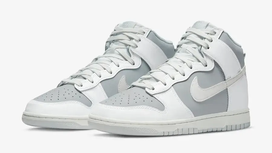 NIKE DUNK HIGH GREY WHITE
