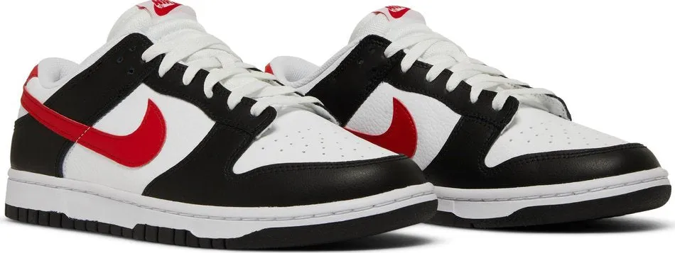 Nike - Dunk Low Retro Sneakers - Black/University Red/White