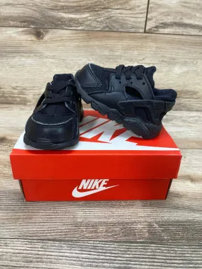 Nike Huarache Run TD Sneakers 'Triple Black' sz 4c-