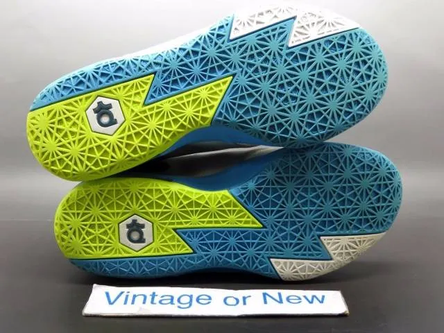Nike KD VI 6 Pure Platinum Night Factor Volt GS Kevin Du...