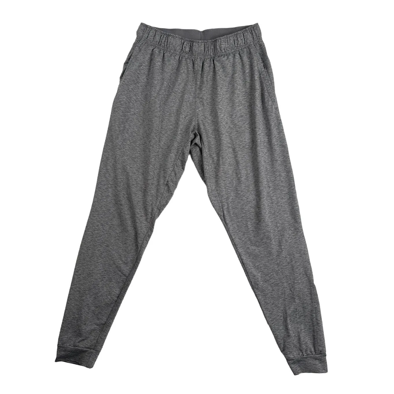 Nike Men’s Gray Dri Fit Pull On Workout Athletic Joggers Swear Pants Size M