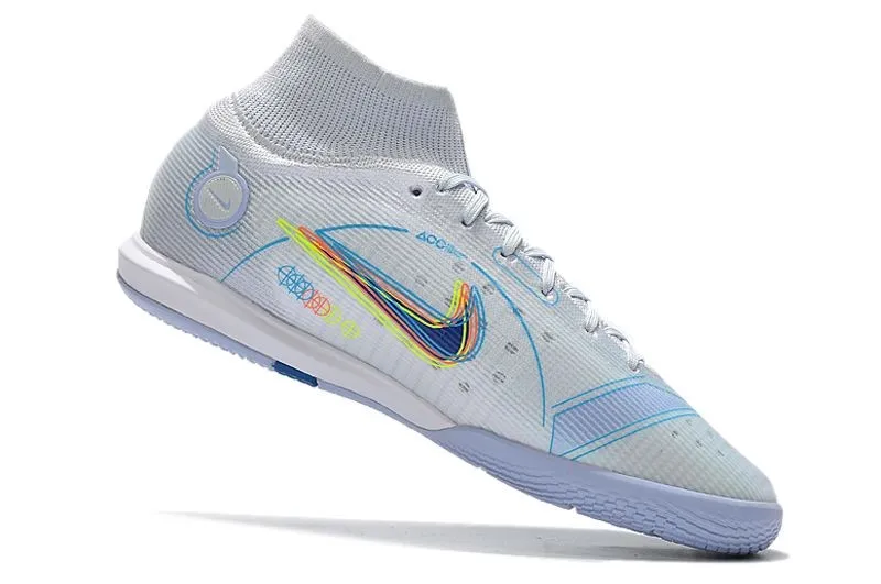 Nike Mercurial Superfly 8 Elite Indoor Progress Pack - Grey Blackened Blue
