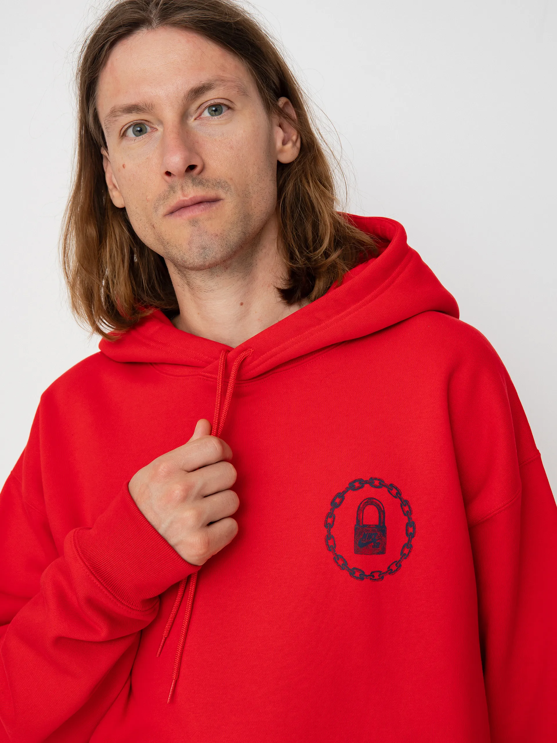 Nike SB On Lock Gfx HD Hoodie (university red)
