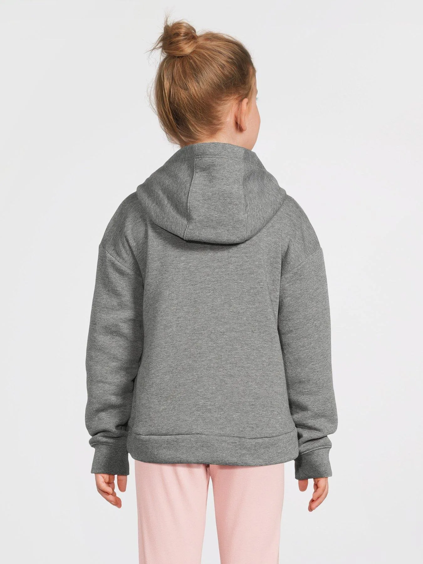 Nike Younger Club Fleece High Low Pullover - Grey