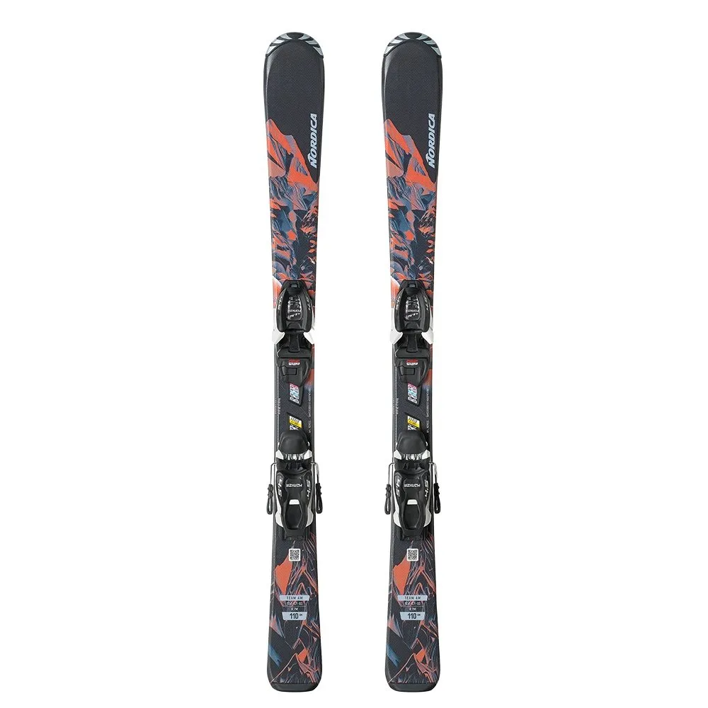 Nordica Team AM Ski System with 7 FDT Bindings (Kids')