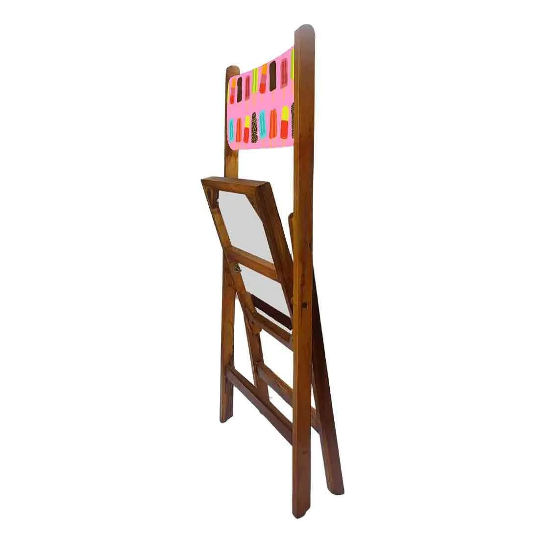 Nutcase Folding Wooden Chair For Home - Ice Cream Candy