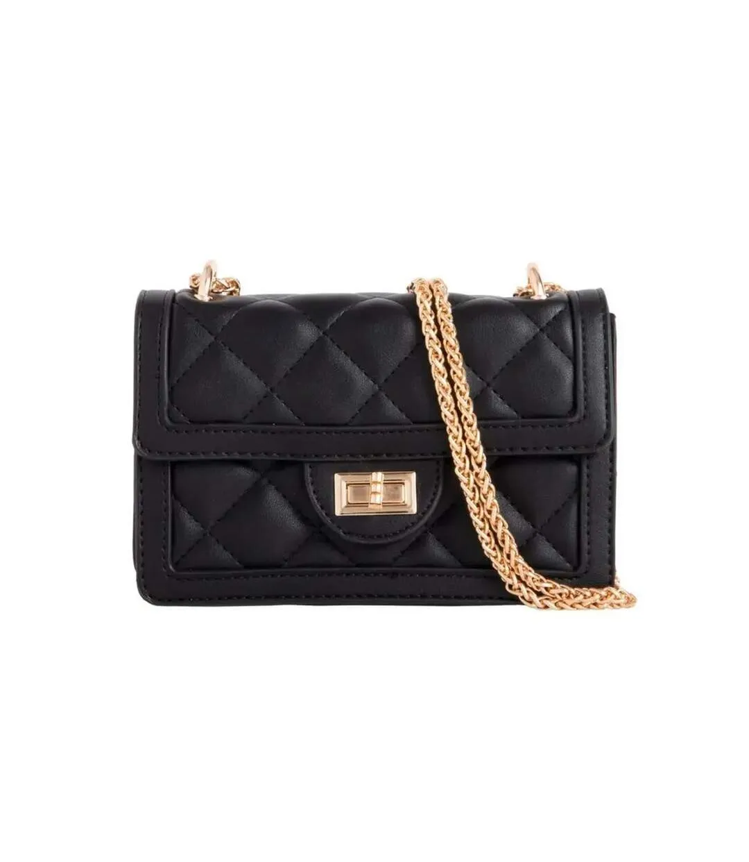Ola quilted crossbody bag one size black Where´s That From