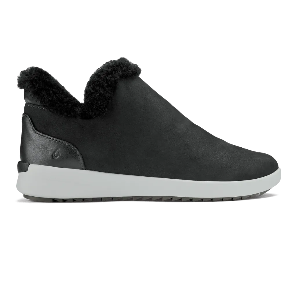 OluKai Womens Malua Hulu Boot - Onyx/ Mist Grey