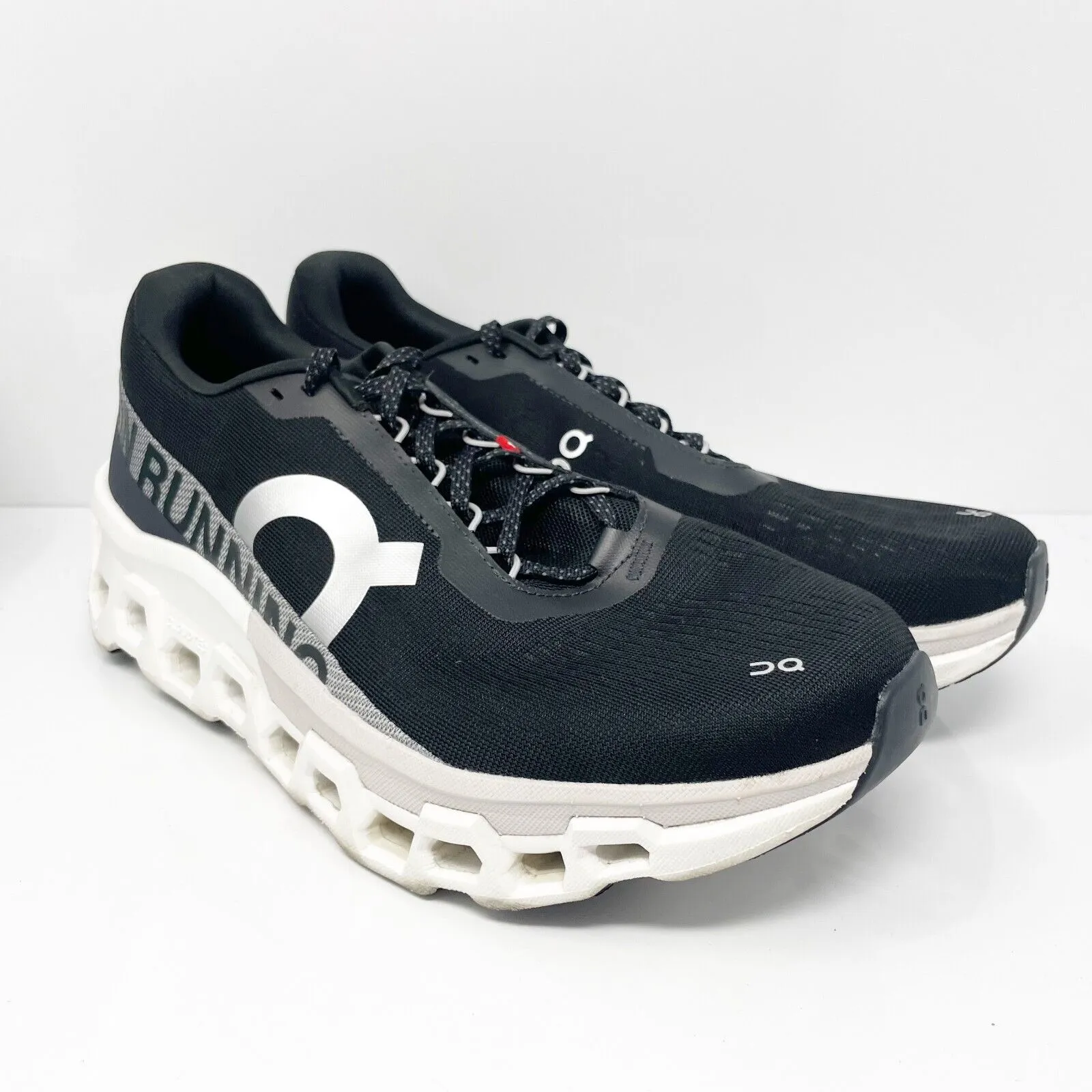 On Mens Cloudmonster 2 Black Running Shoes Sneakers Size 11