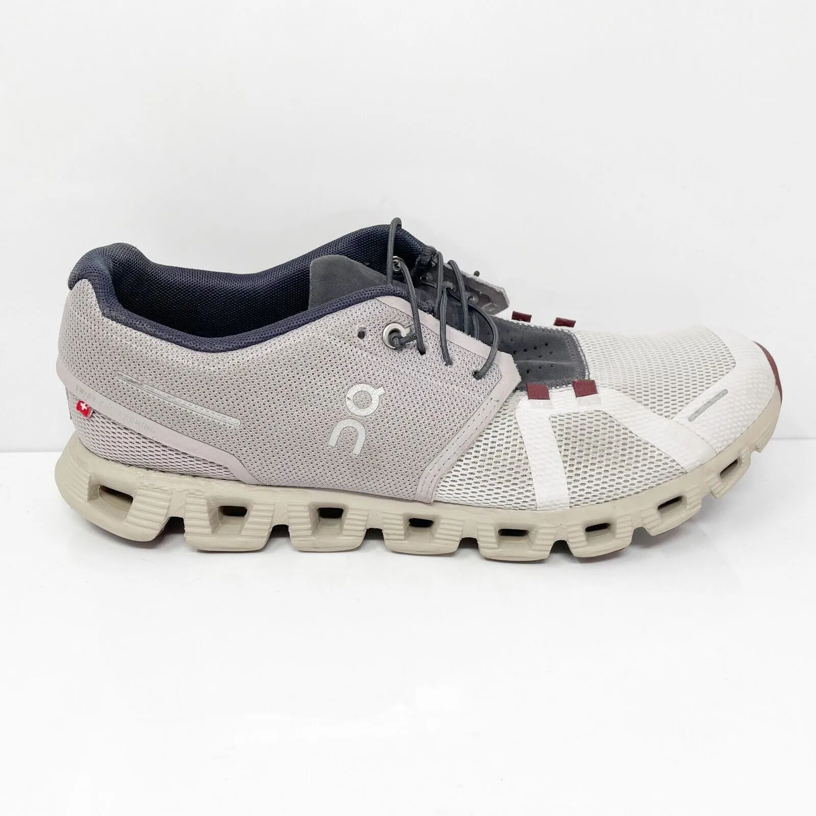 On Womens Cloud 5 White Running Shoes Sneakers Size 11