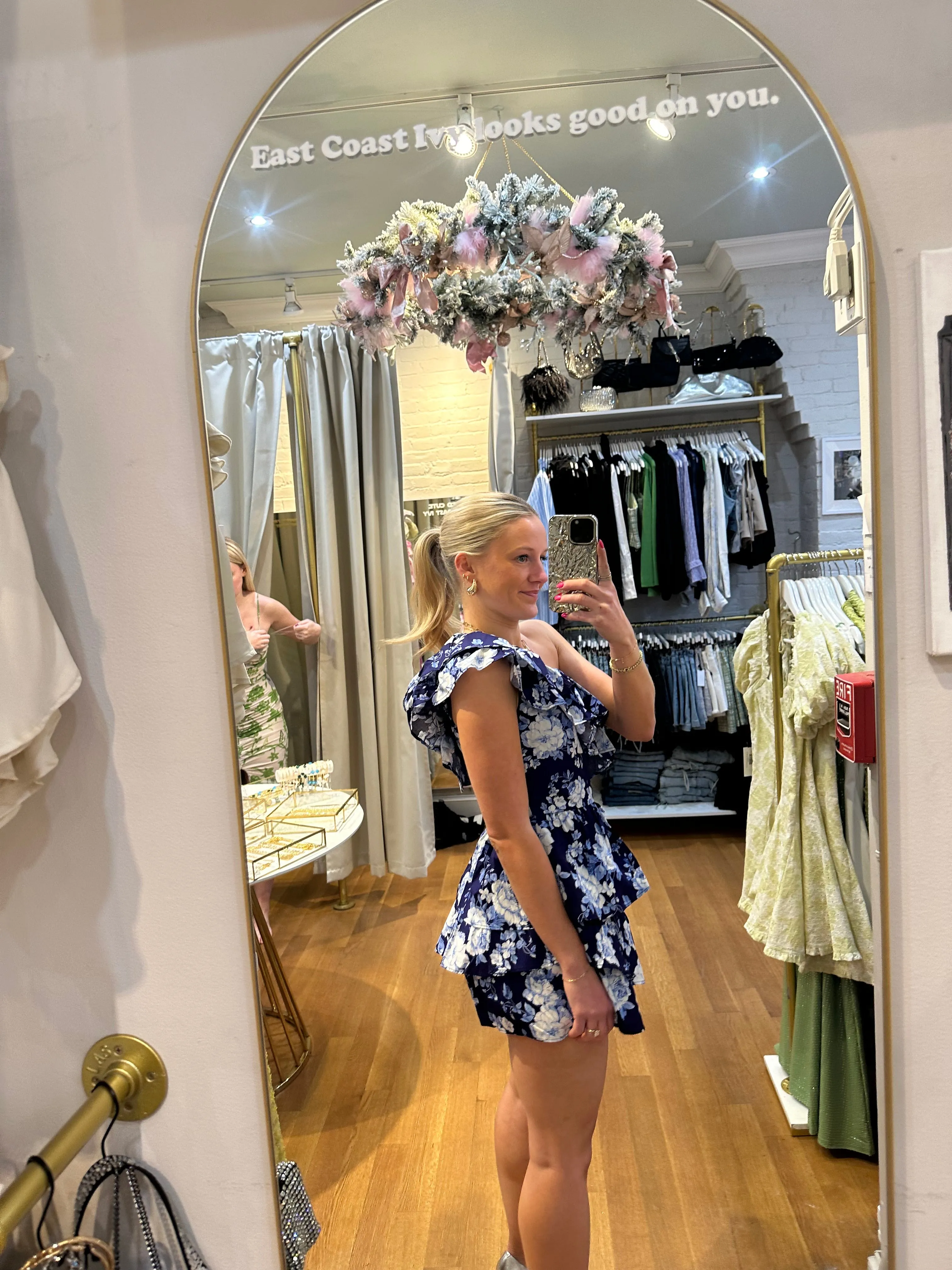 One Shoulder Ruffle Romper by Meet Me in Santorini