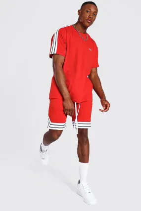 Original Man Tape Tee & Basketball Short Set