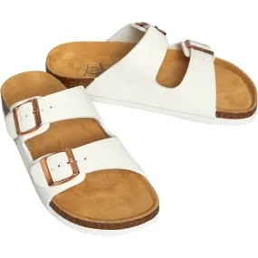 Original Penguin Womens Port 2 Sandals White/Rose