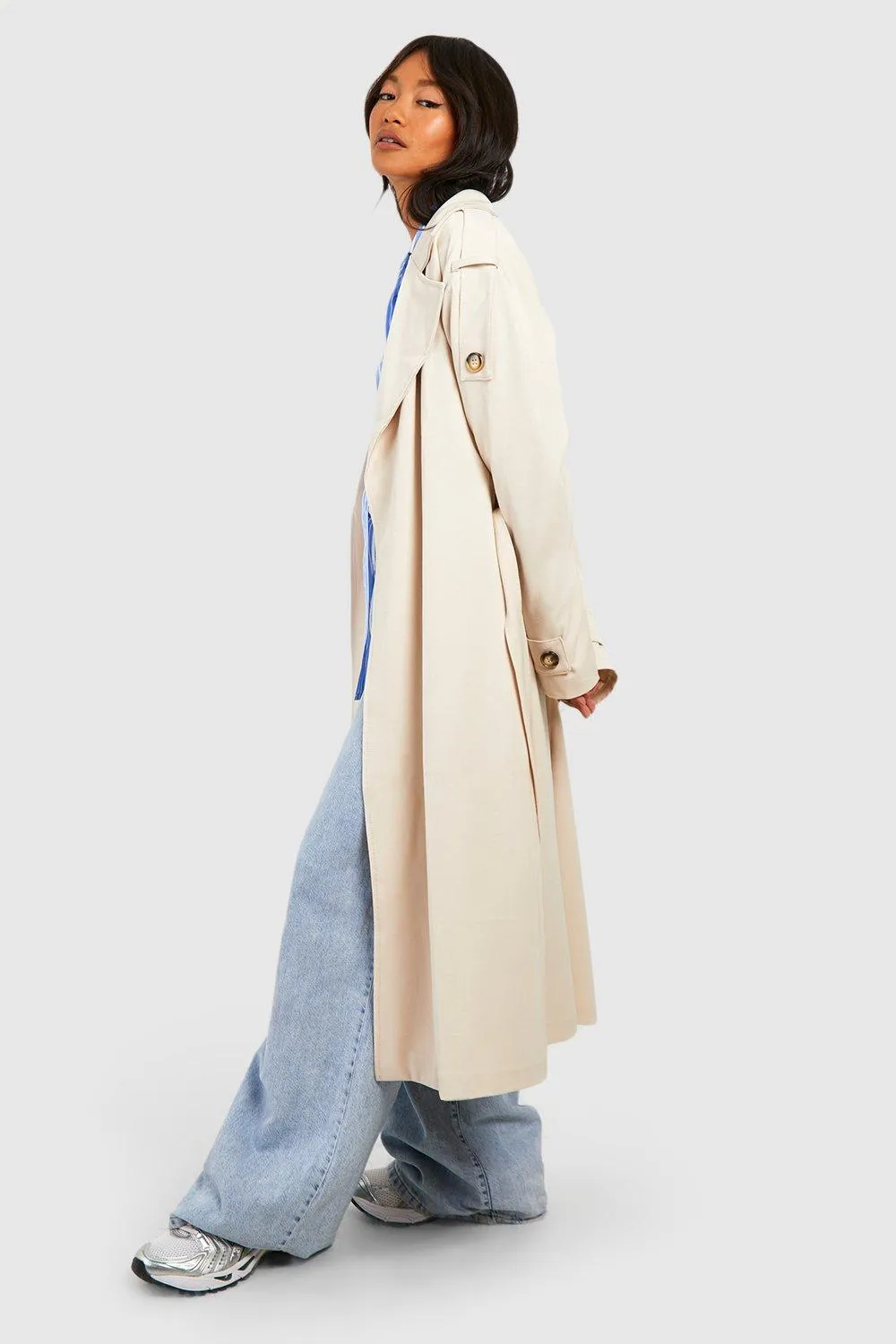 Oversized Maxi Trench Coat