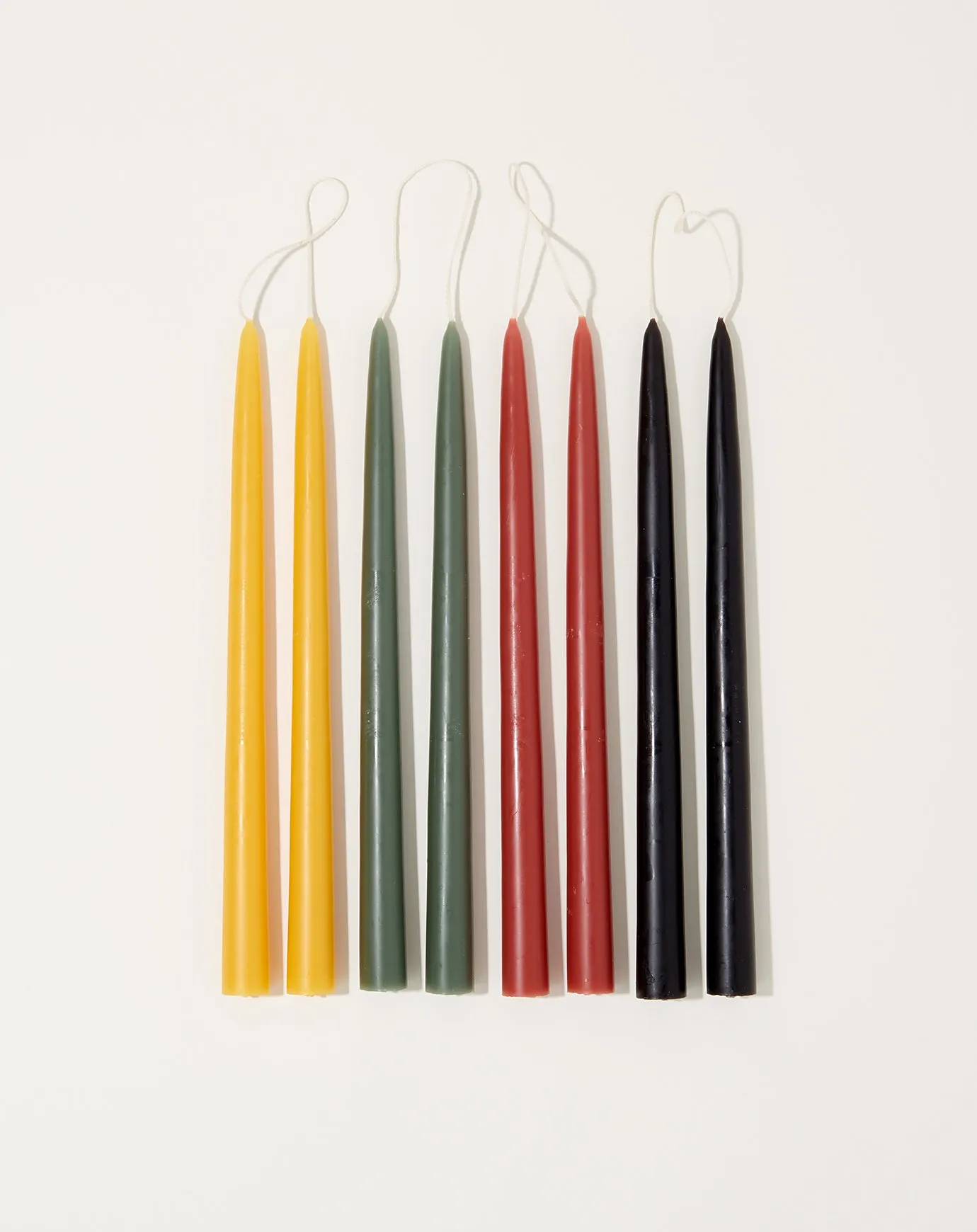 Pair of 12 Taper Candles in Clay
