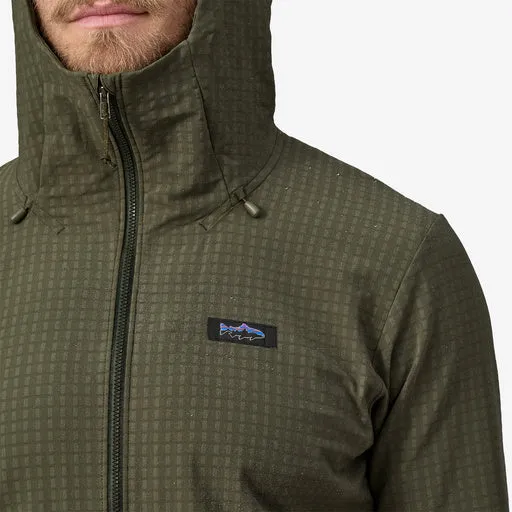 Patagonia Men's R1 TechFace Fitz Roy Trout Hoody