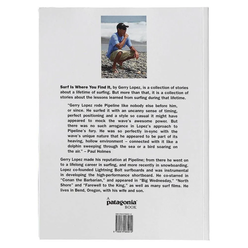 Patagonia Surf Is Where You Find It Paperback Book