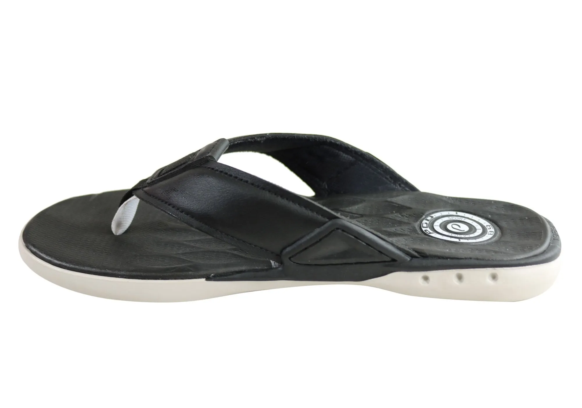 Pegada Gary Mens Cushioned Comfort Thongs Sandals Made In Brazil