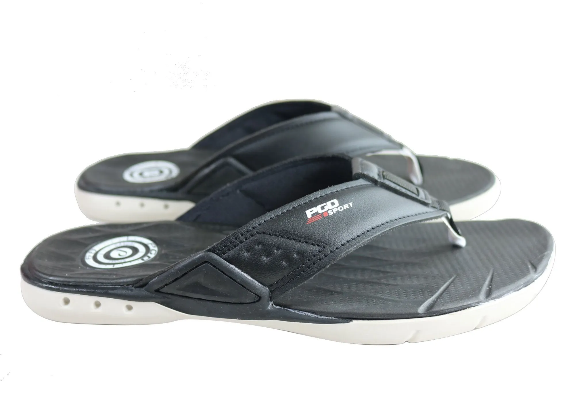 Pegada Gary Mens Cushioned Comfort Thongs Sandals Made In Brazil