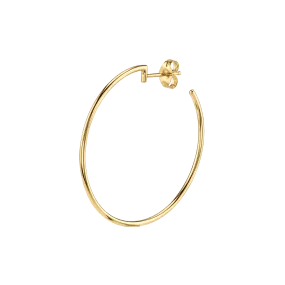 Perfect Icon Hoop - 14k Yellow Gold