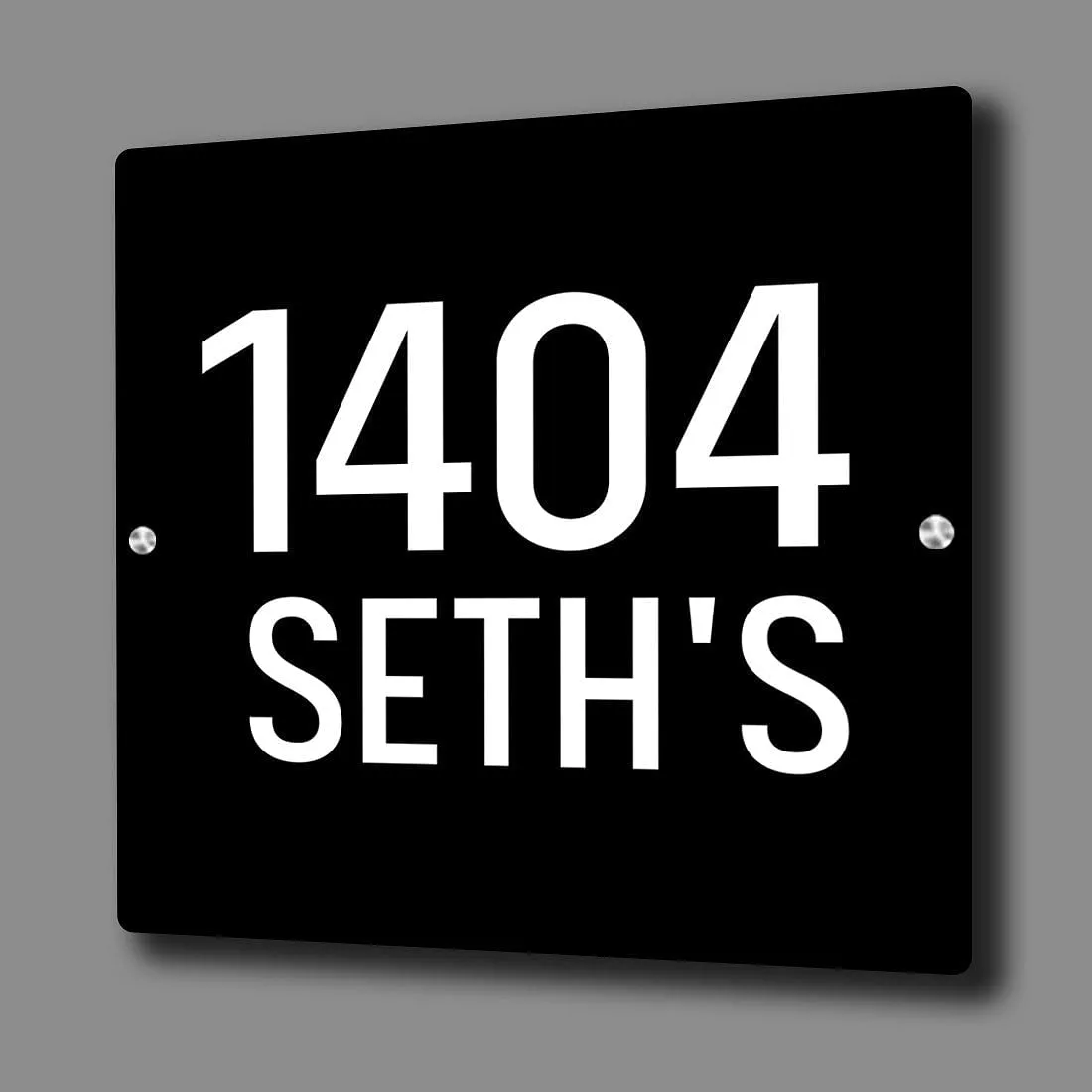 Personalized Name Board for Home Office Door Flats Bungalows-Acrylic