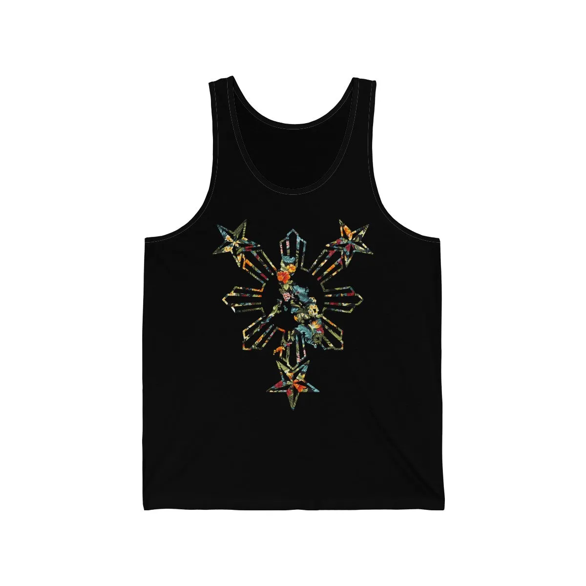 Philippines Floral Unisex Jersey Tank