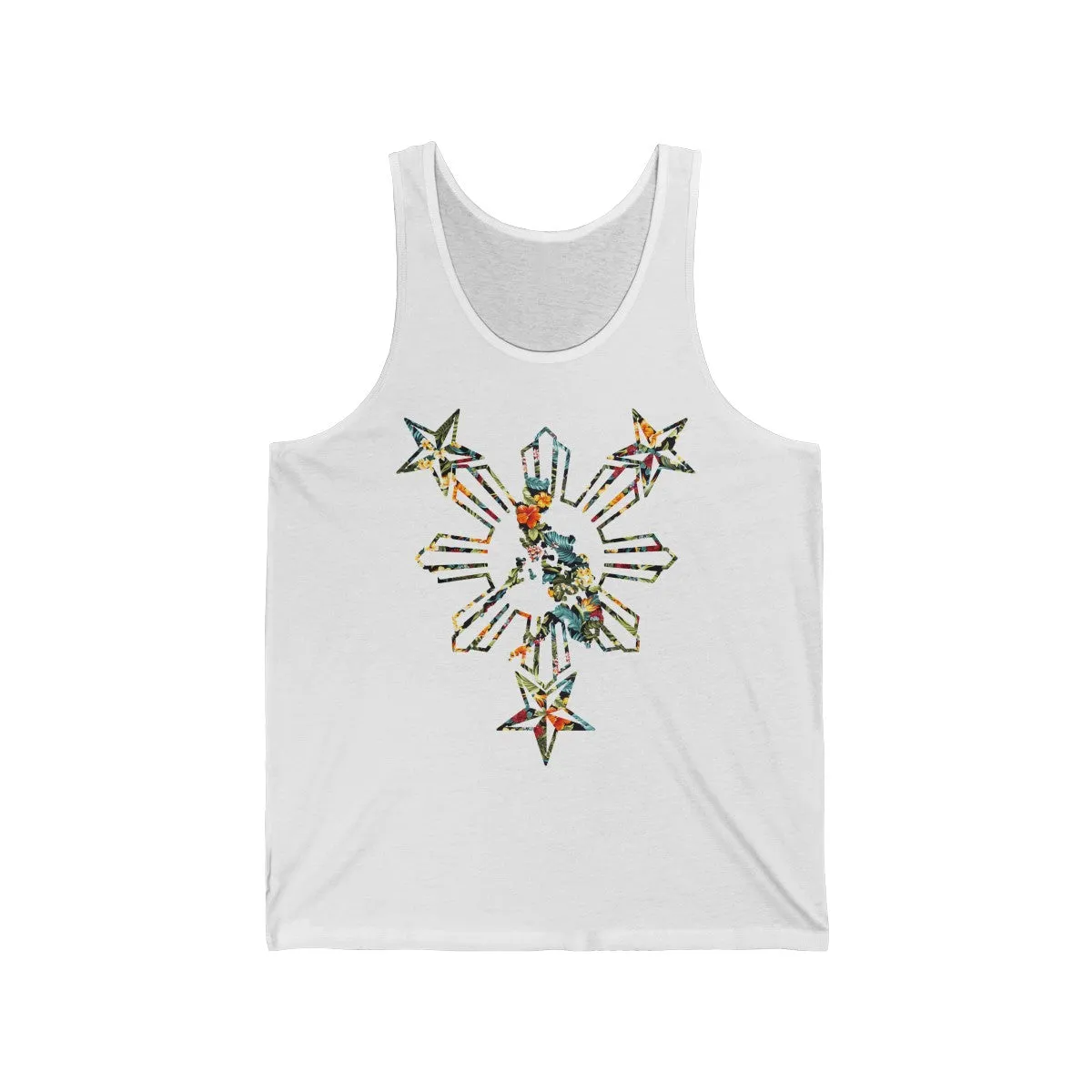 Philippines Floral Unisex Jersey Tank