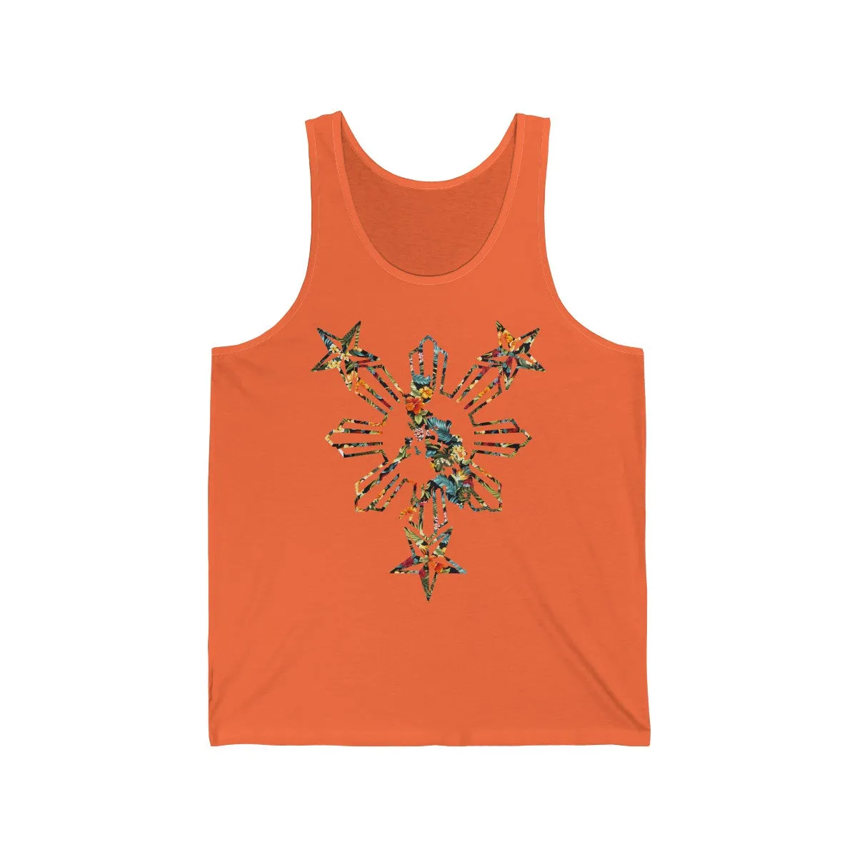 Philippines Floral Unisex Jersey Tank