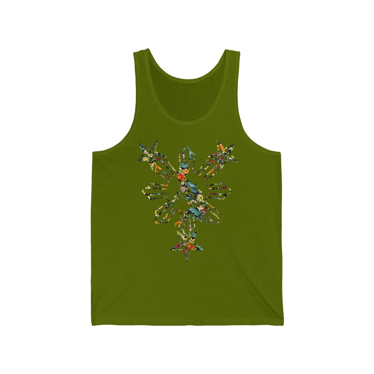 Philippines Floral Unisex Jersey Tank