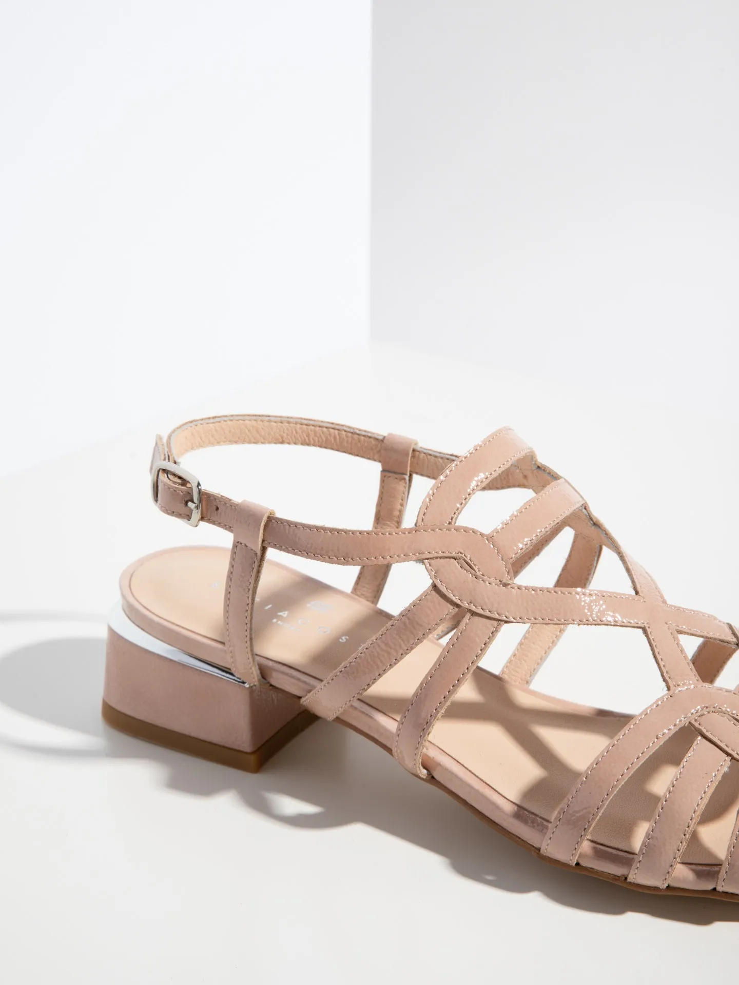 Pink Buckle Sandals