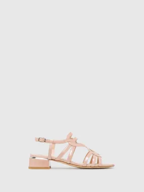 Pink Buckle Sandals