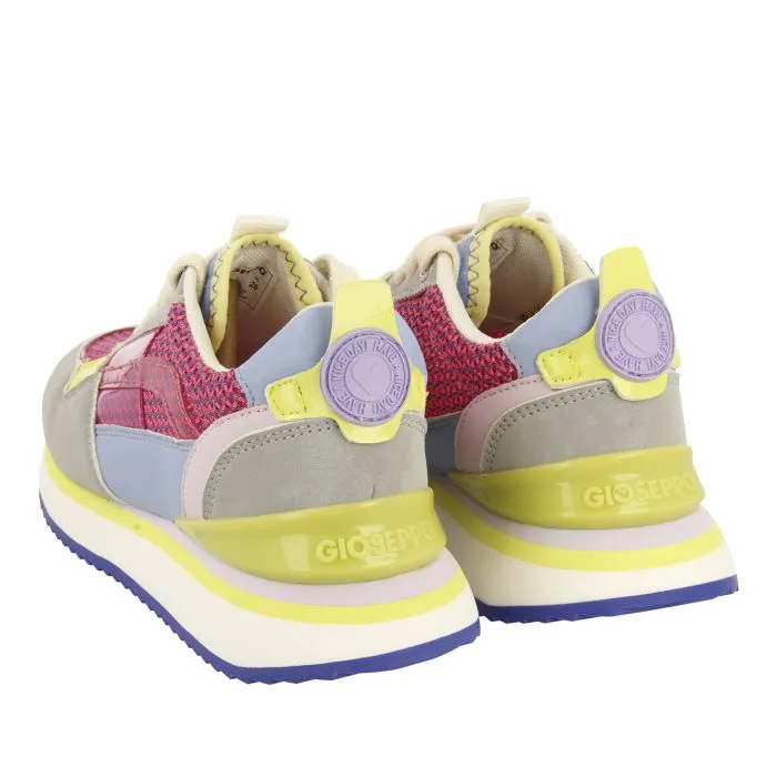 PINK SNEAKERS WITH TEXTURE AND COLOR CONTRAST FOR GIRLS AND BOYS POWAY