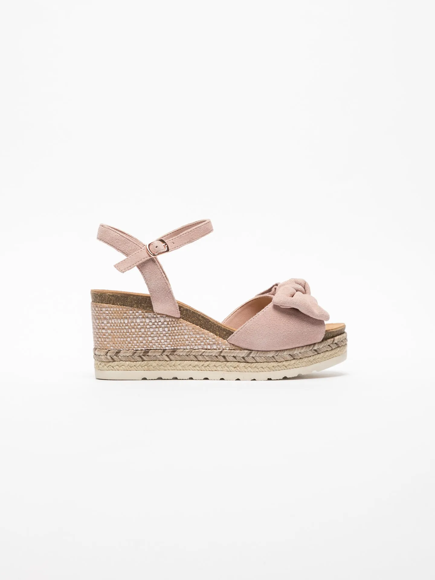 Pink Wedge Sandals