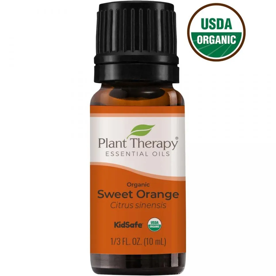 Plant Therapy Orange Sweet Organic Essential Oil