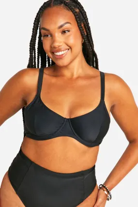 Plus Essentials Underwired Bikini Top