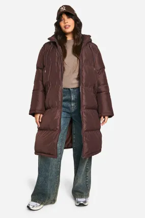 Plus Hooded Puffer Coat