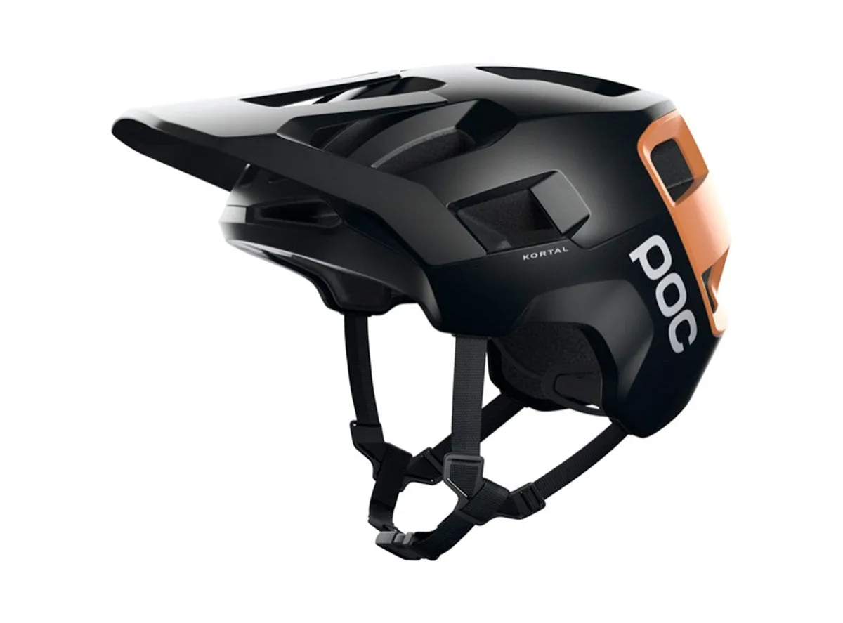 POC Kortal MTB Helmet - Uranium Black-Light Citrine-Orange Matt