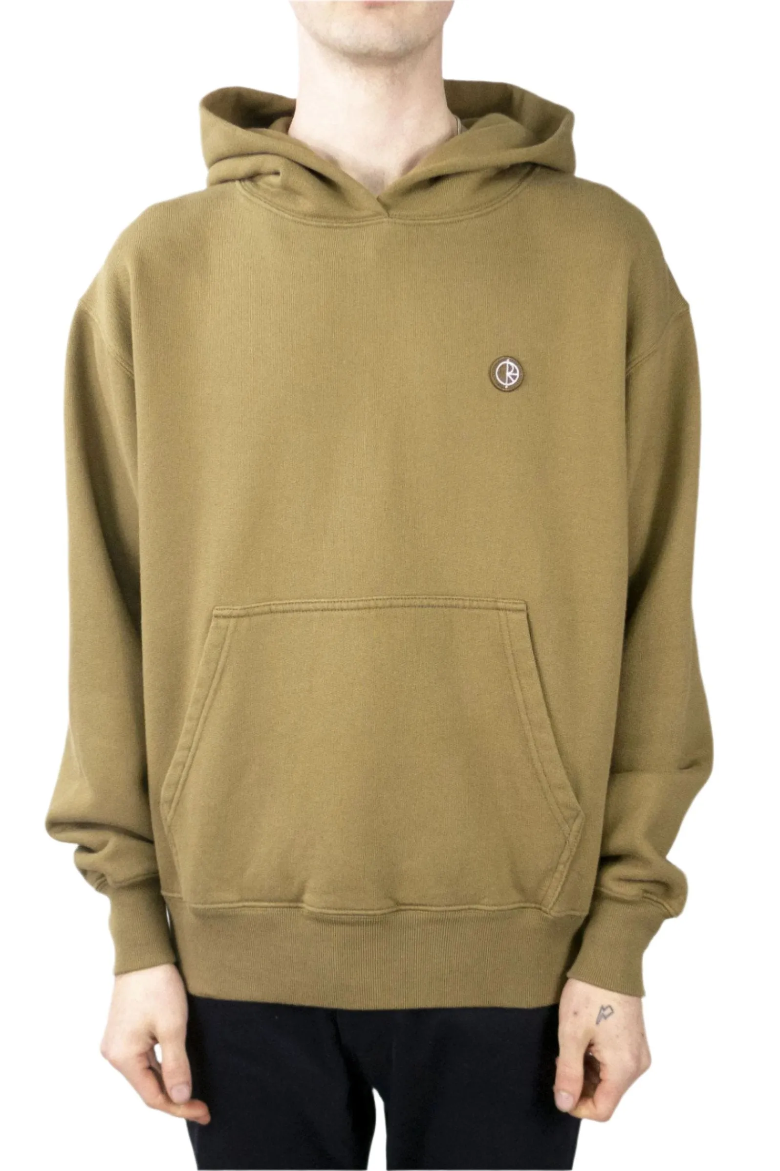 Polar Skate Co. Patch Hoodie – Brass exclusive at Remix