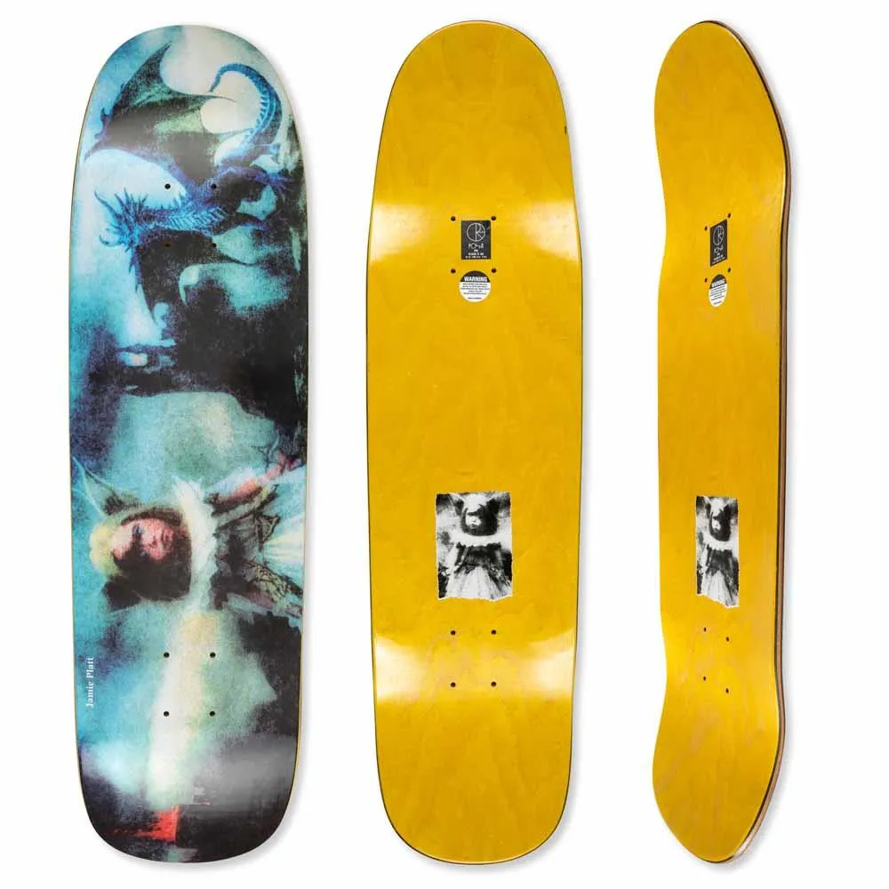 Polar Skateboards Jamie Platt  Dragon Land Skateboard Deck P9 Shape 8.62
