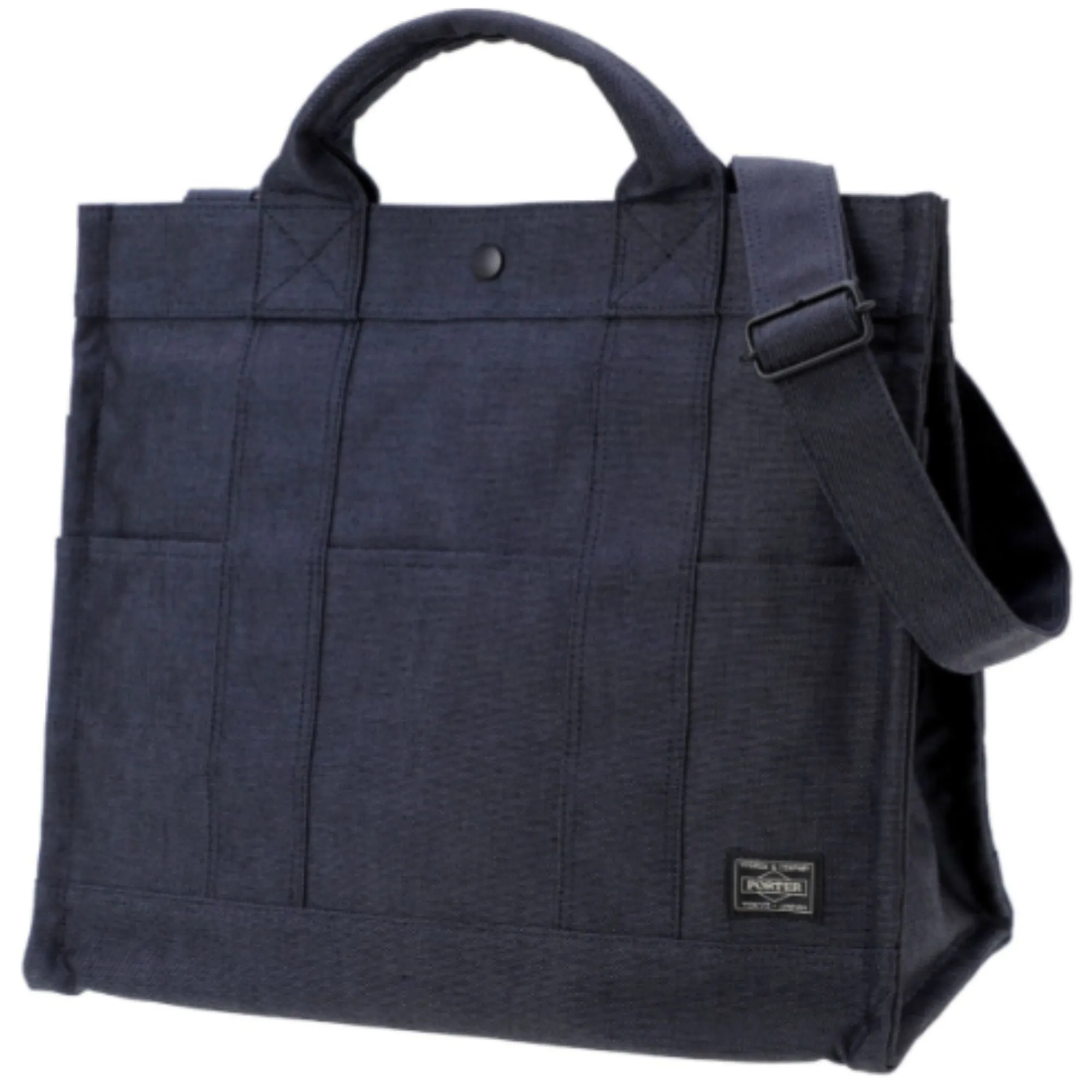 Porter-Yoshida & Co. Smoky 2 Way Tote Bag - Navy 