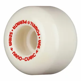 Powell Dragon Formula 93A Skateboard Wheels Off White AA Nano Cubic 52mm x 36mm