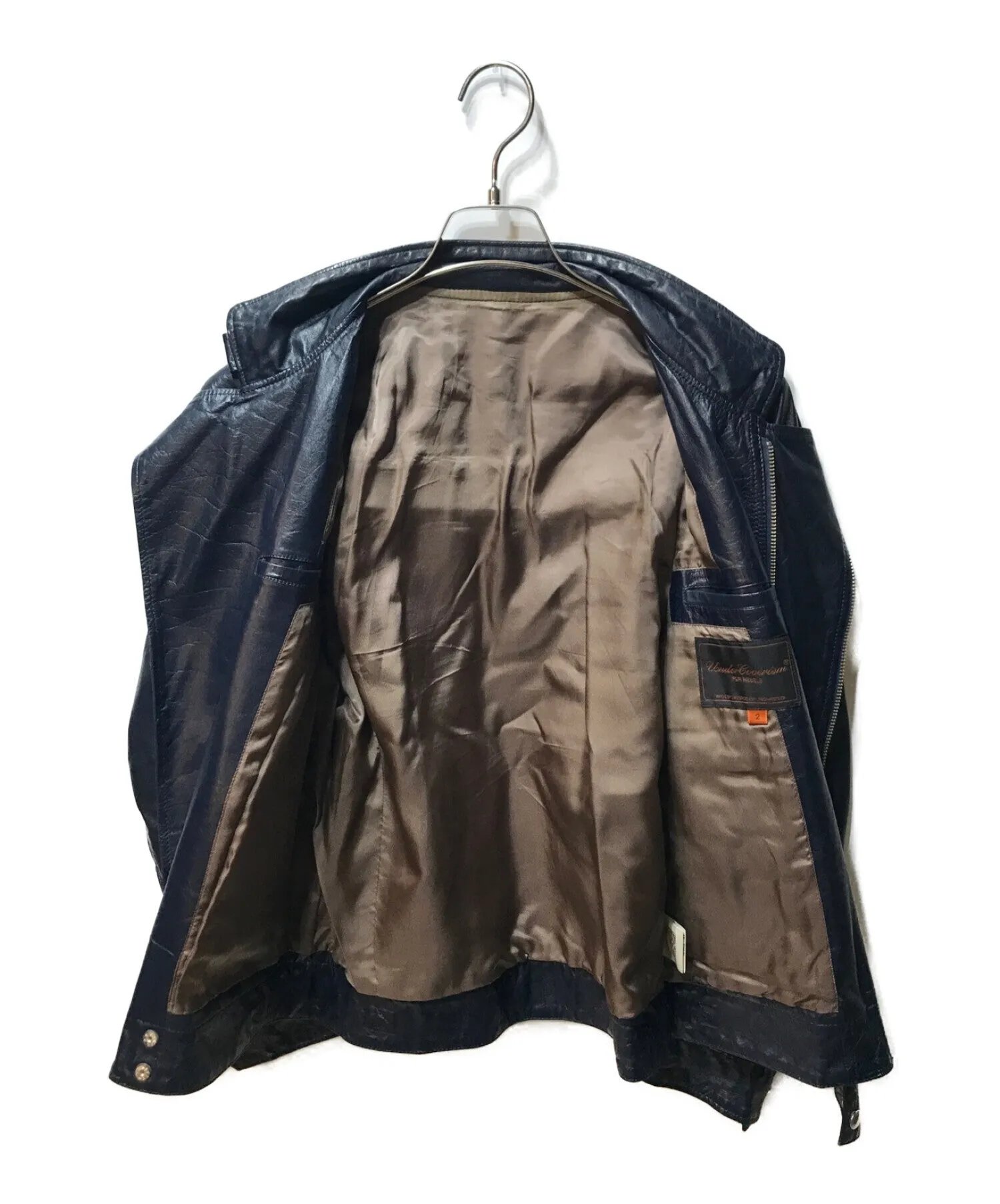 [Pre-owned] UNDERCOVER Cow Leather Double Riders Leather Jacket 7S216-B5 7S216-B5